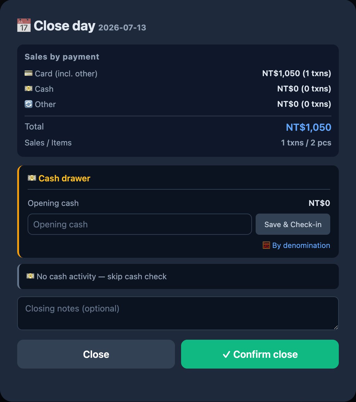 Close day